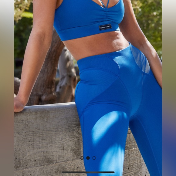 Savage X Fenty Curve Alert High-Waist Rib Legging Basically Blue Size 14-16 | XL - Picture 2 of 10